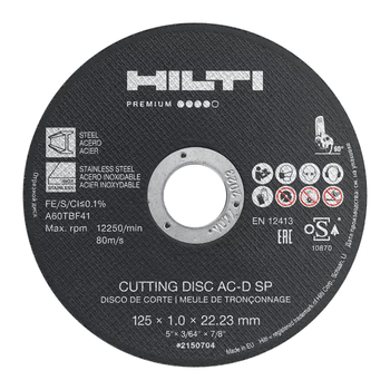 Отрезной диск по металлу Hilti AC-D SP 115x1.0 25шт