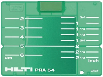 Мишень Hilti PRA 54 (CM/IN)