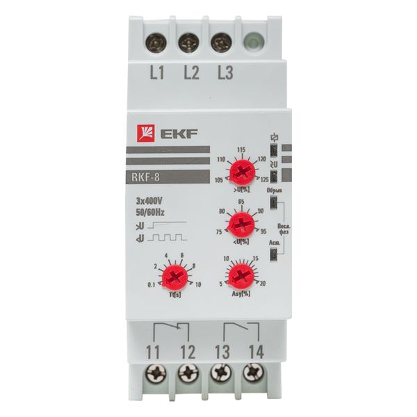 Реле контроля фаз многофункциональное RKF-8 EKF PROxima (фото 4)