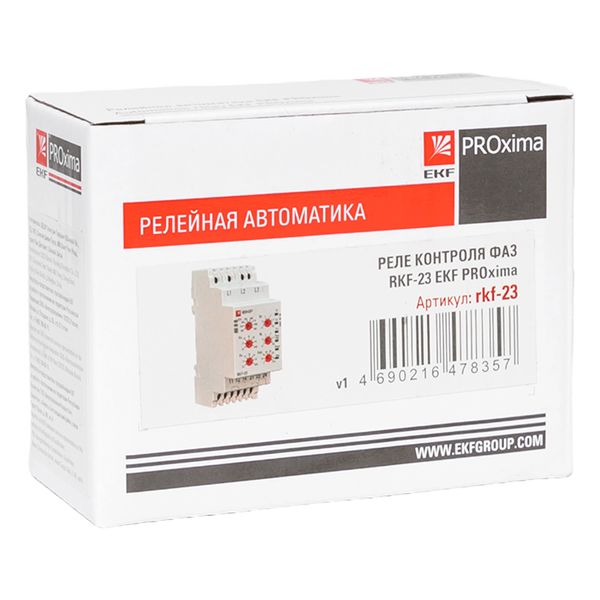 Реле контроля фаз RKF-23 EKF (фото 2)