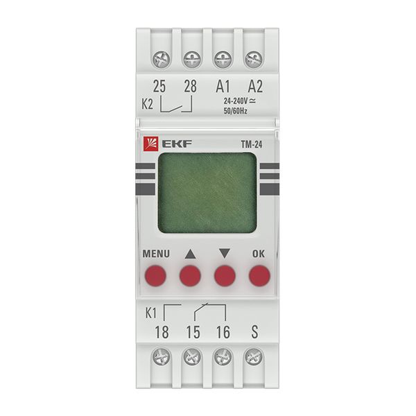 Реле времени многофункциональное с дисплеем ТМ-24 EKF (фото 2)